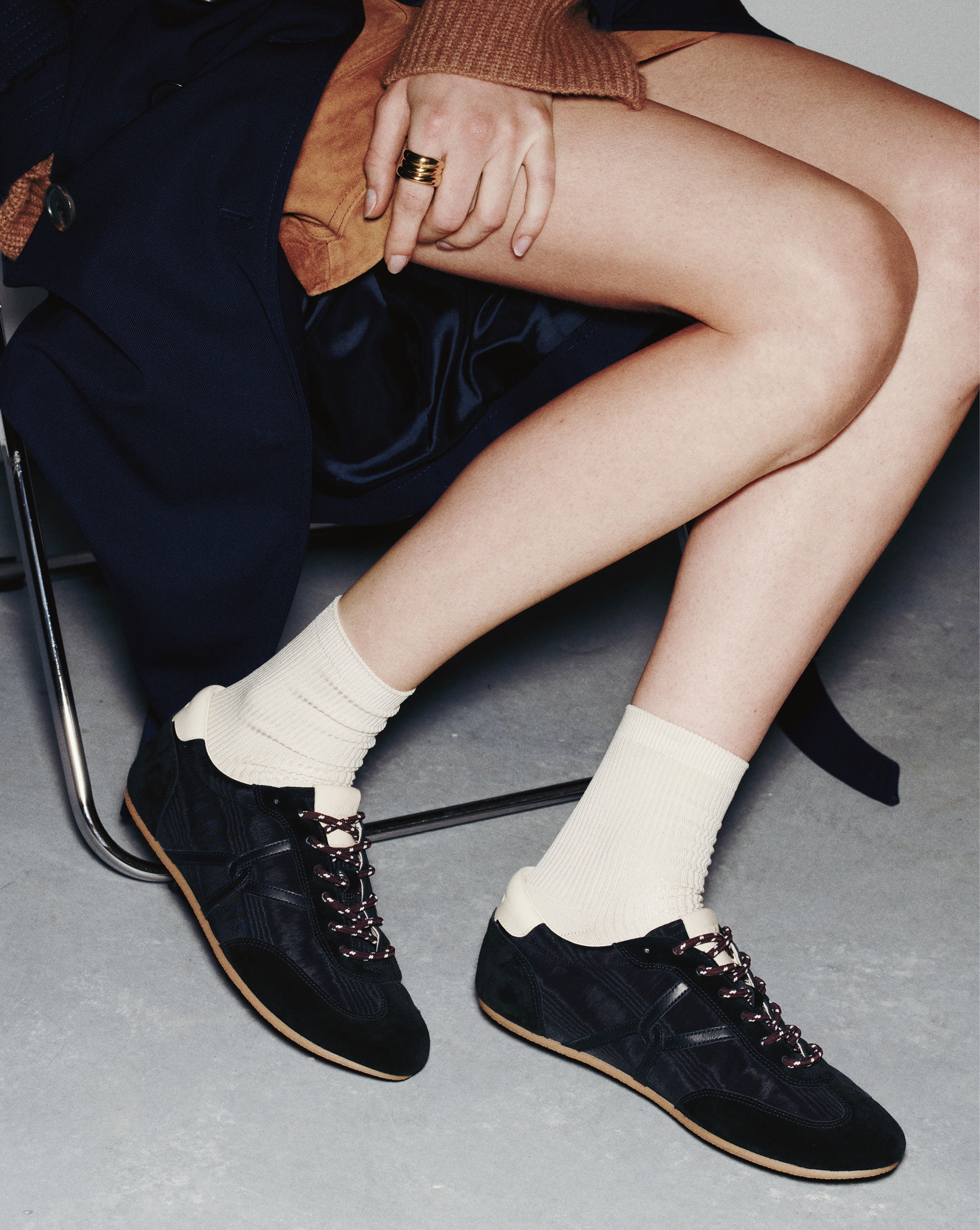 Riviera Sneaker in Black | Veronica Beard