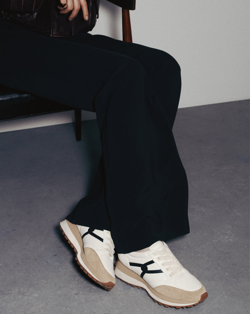 Veronica Beard Valentina Sneaker - White/Black