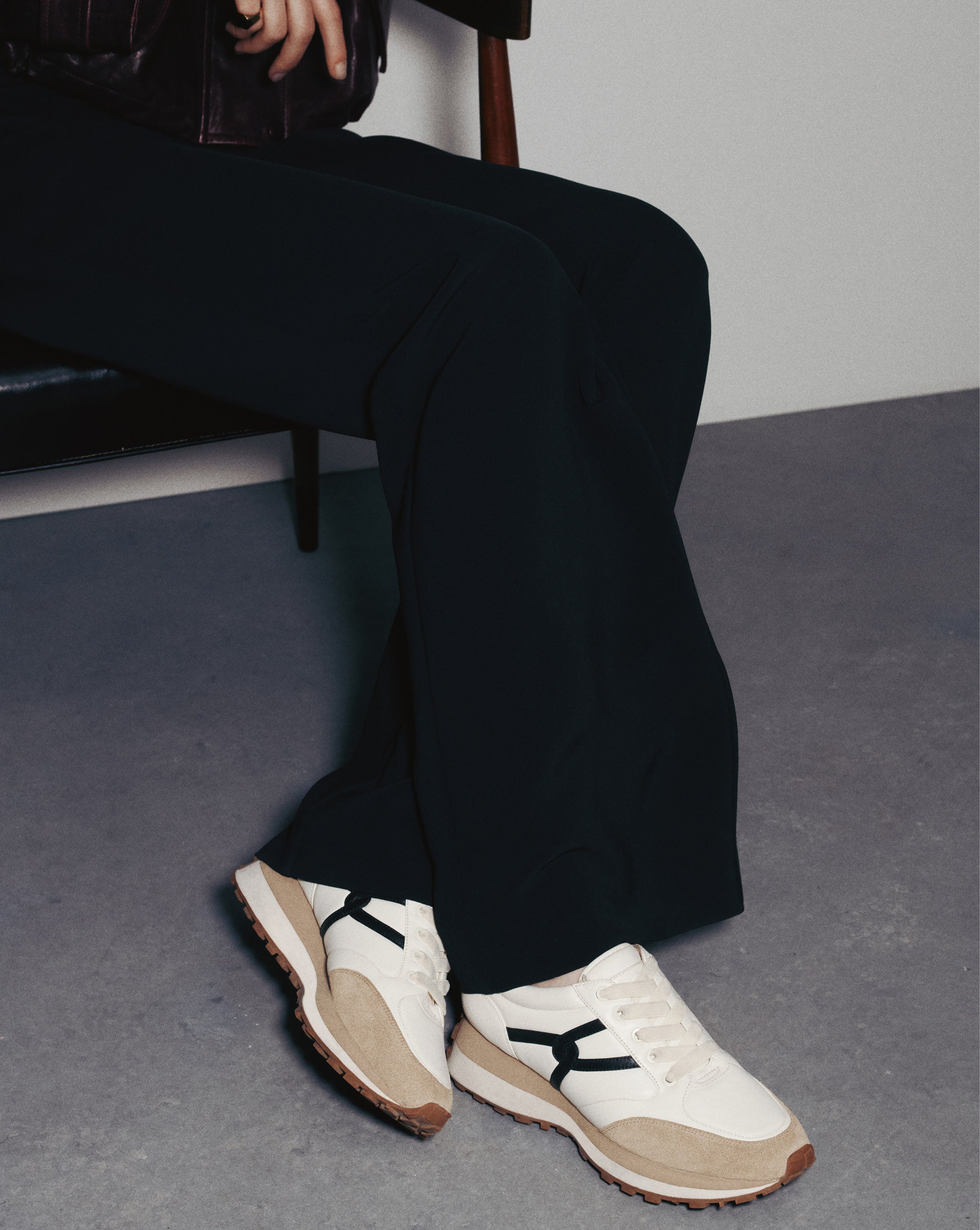 Veronica Beard Valentina Sneaker - White/Black