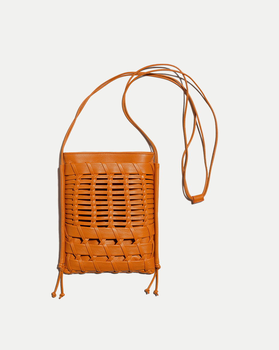 Orange Trena Crossbody Bag | Veronica Beard