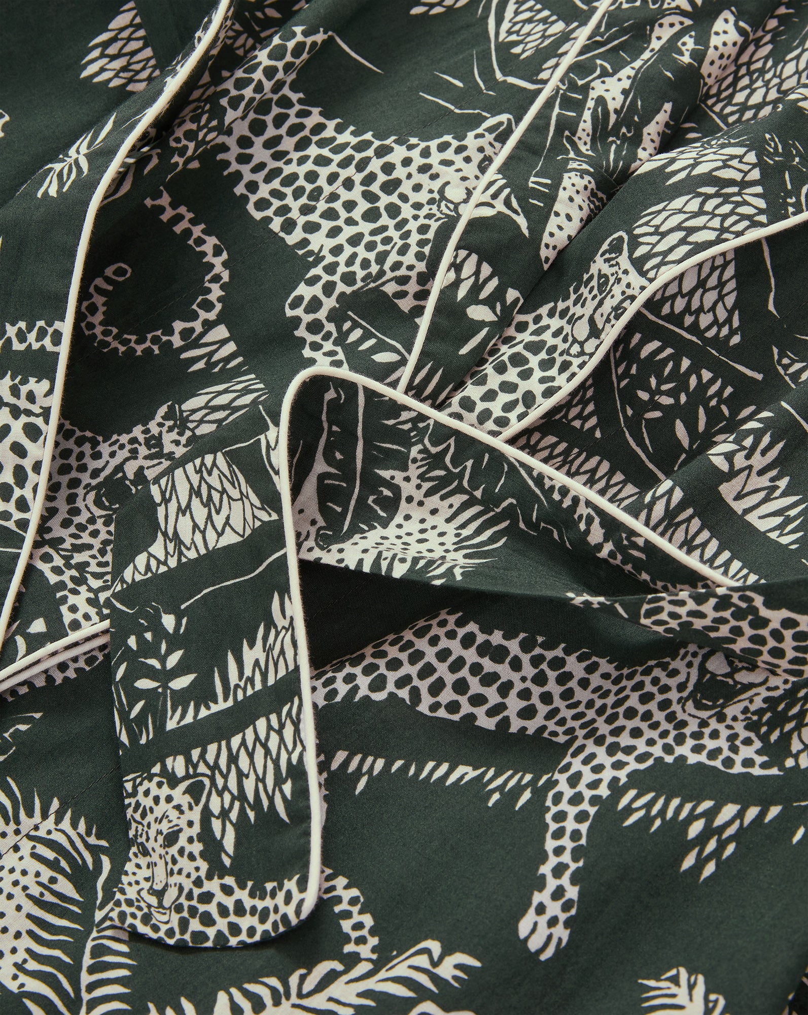 Veronica Beard Cotton Robe - Hunter Green