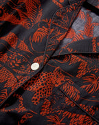 Veronica Beard Short-Sleeve Cotton Pajama Set - Black/Red