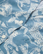 Veronica Beard Long-Sleeve Cotton Pajama Set - Jasper Blue