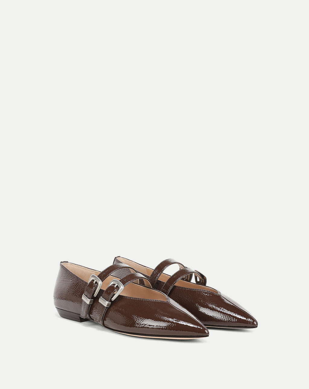 Veronica Beard Bancroft Leather Mary Jane Flat - Espresso