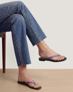 Veronica Beard Clea Jelly Flip-Flop Sandal - Orchid Haze