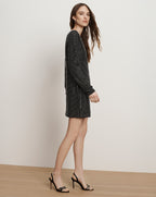 Veronica Beard Pascal Embellished Mini Dress - Black