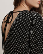 Veronica Beard Pascal Embellished Mini Dress - Black