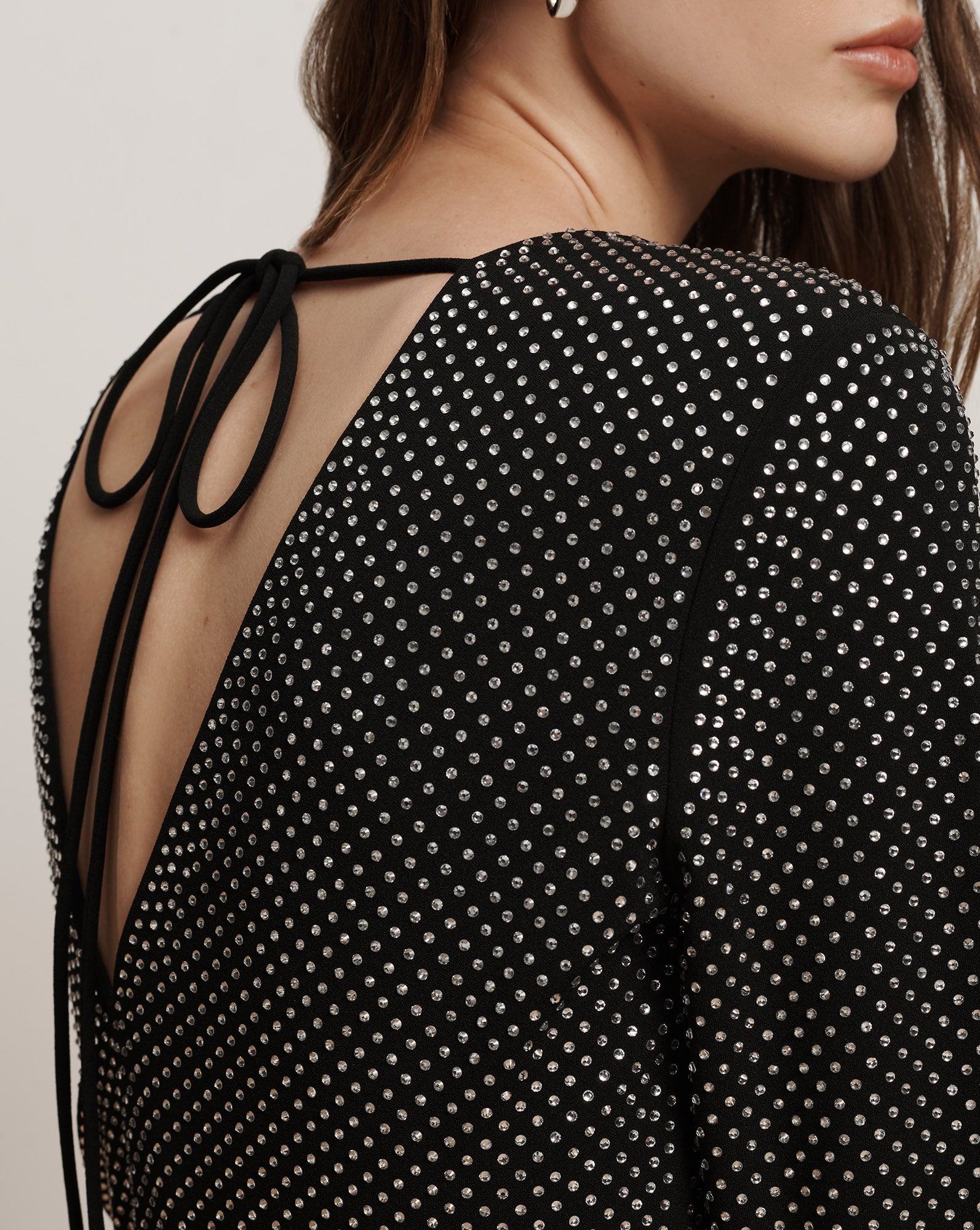 Veronica Beard Pascal Embellished Mini Dress | Black | Size 6