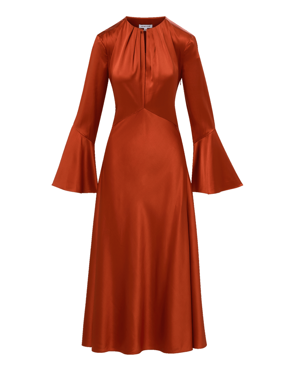 Veronica Beard Ezri Midi Dress - Carnelian Red