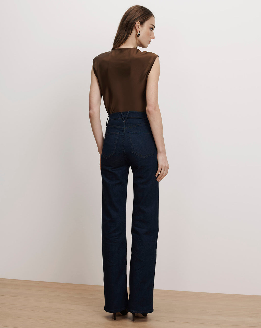Veronica Beard Sparrow Silk Blouse - Walnut