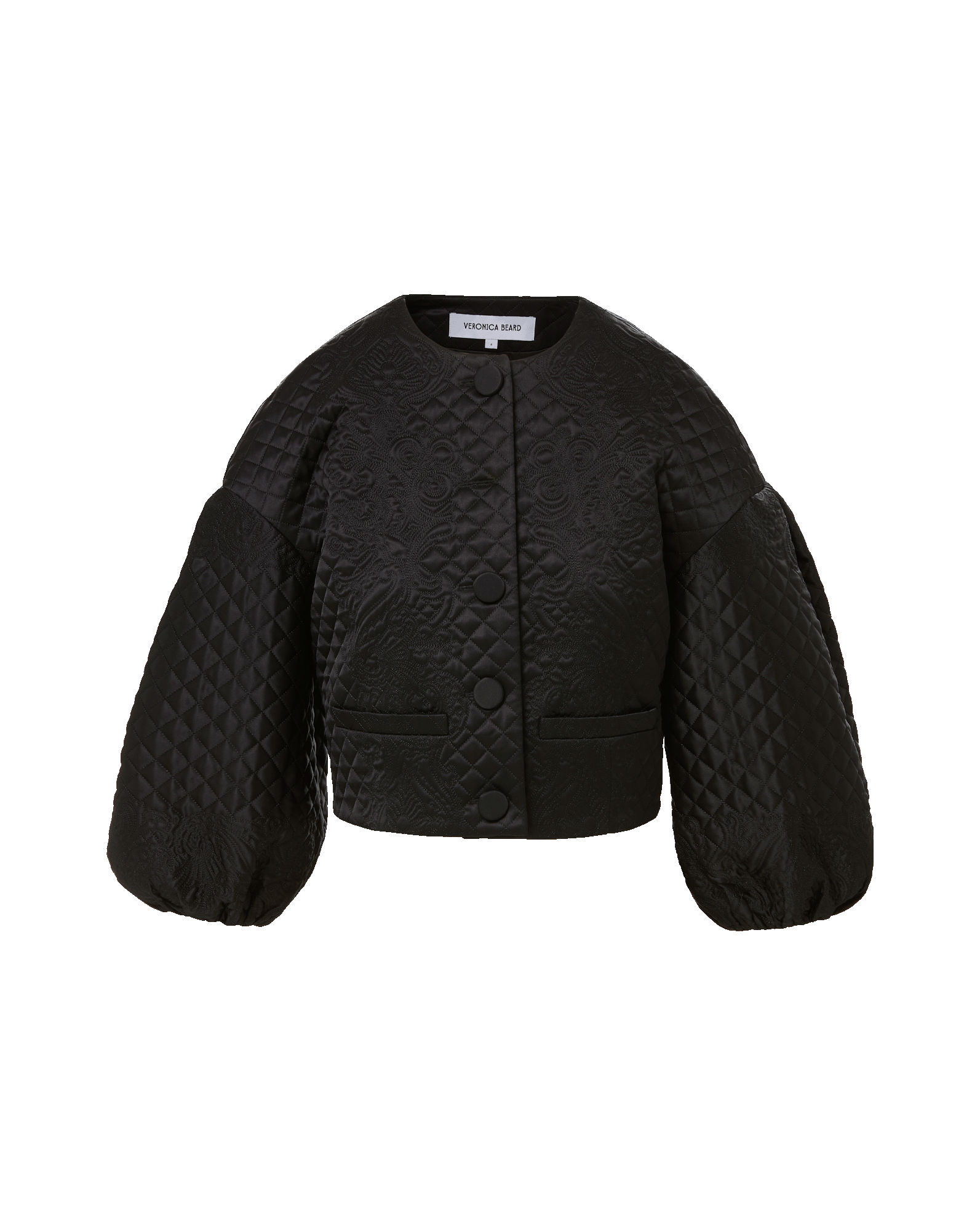 Veronica Beard Drake Quilted Jacket - Black