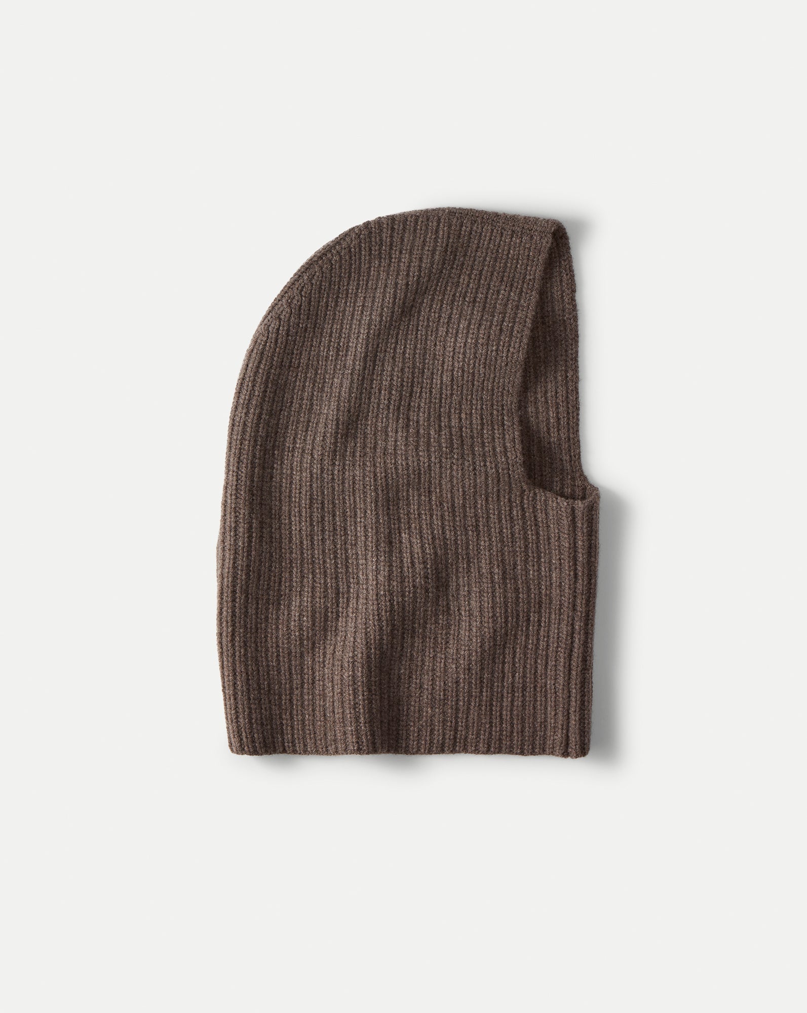 Wool-Cashmere Snood in Heather Dark Umber | Veronica Beard