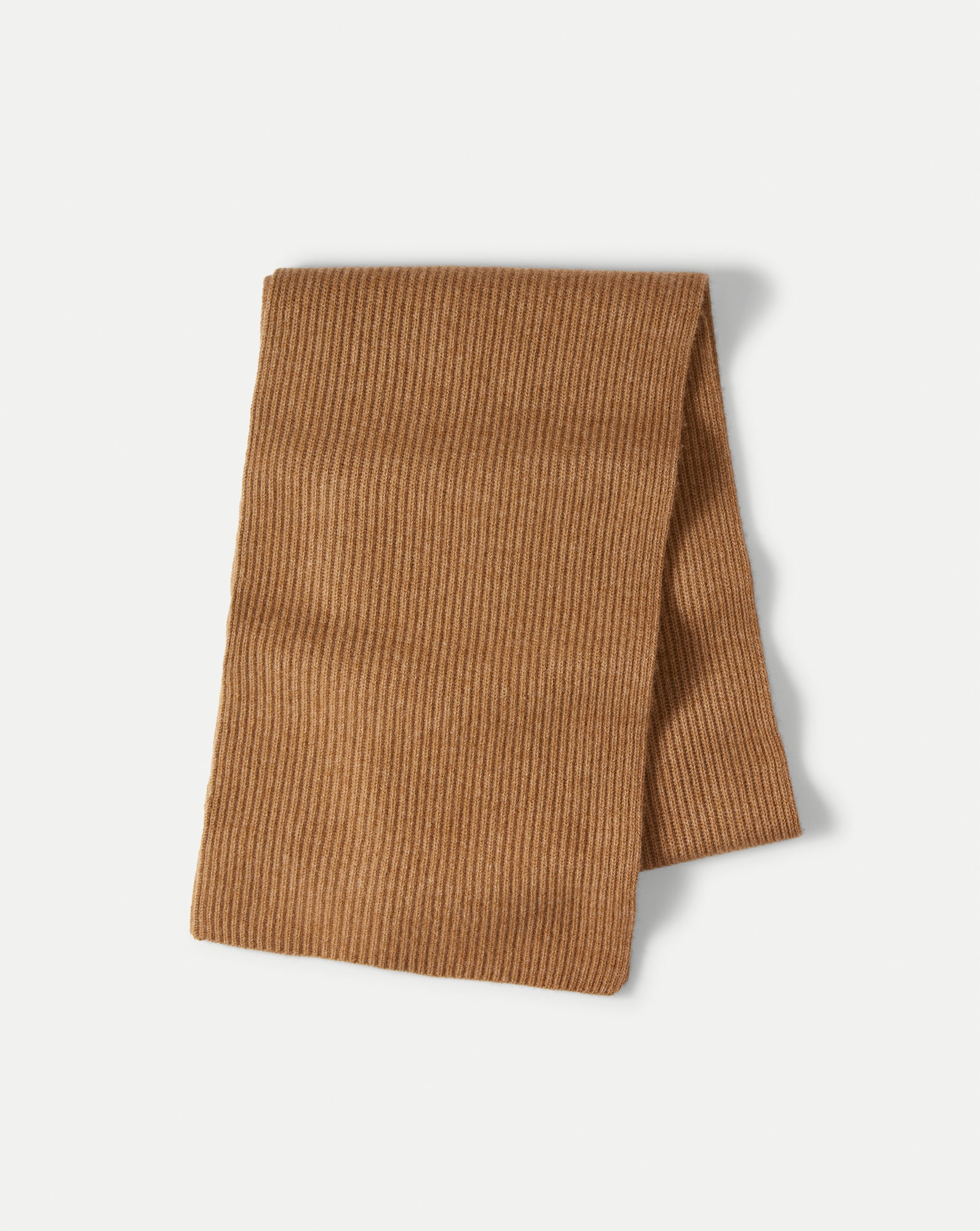 Wool-Cashmere Scarf in Dark Acorn | Veronica Beard