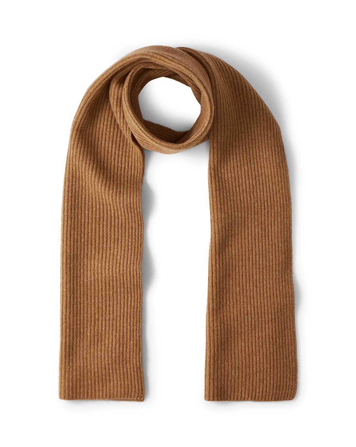 Veronica Beard Wool-Cashmere Scarf Dark Acorn
