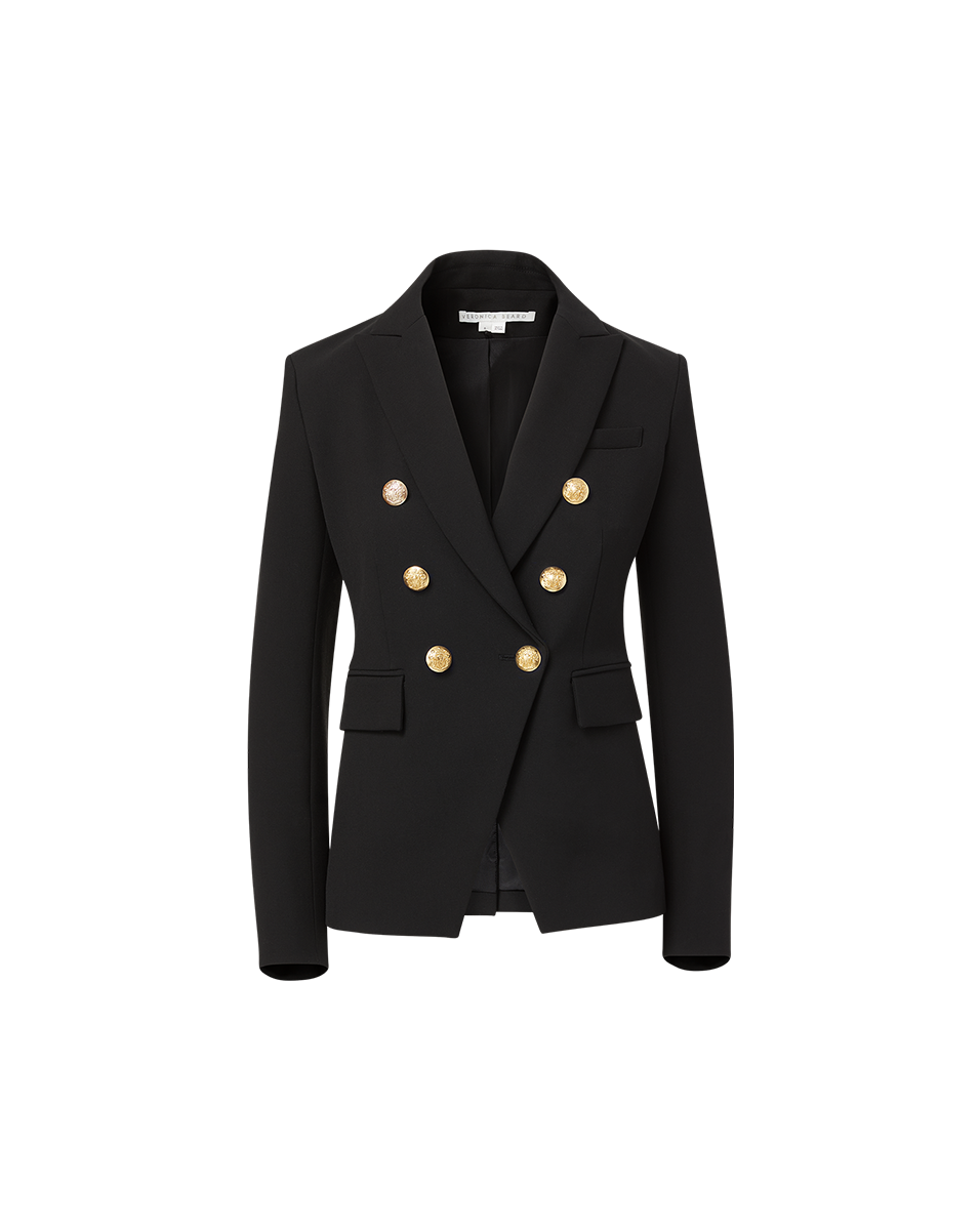 Miller Dickey Jacket in Black/Gold | Veronica Beard