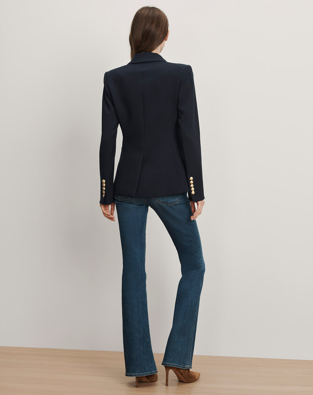 Veronica Beard Miller Dickey Jacket - Navy/Gold