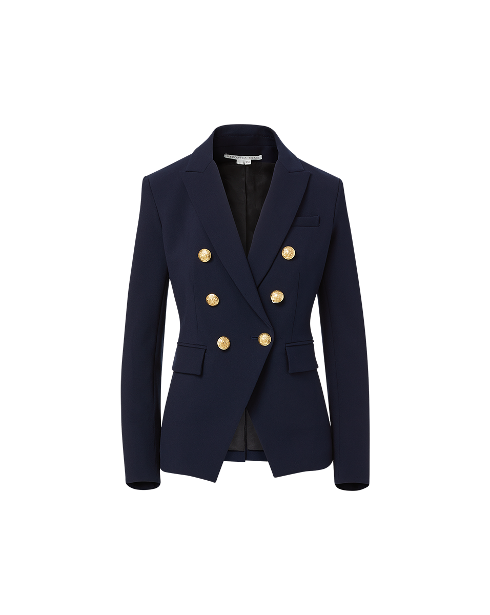 Veronica Beard Miller Dickey Jacket - Navy/Gold