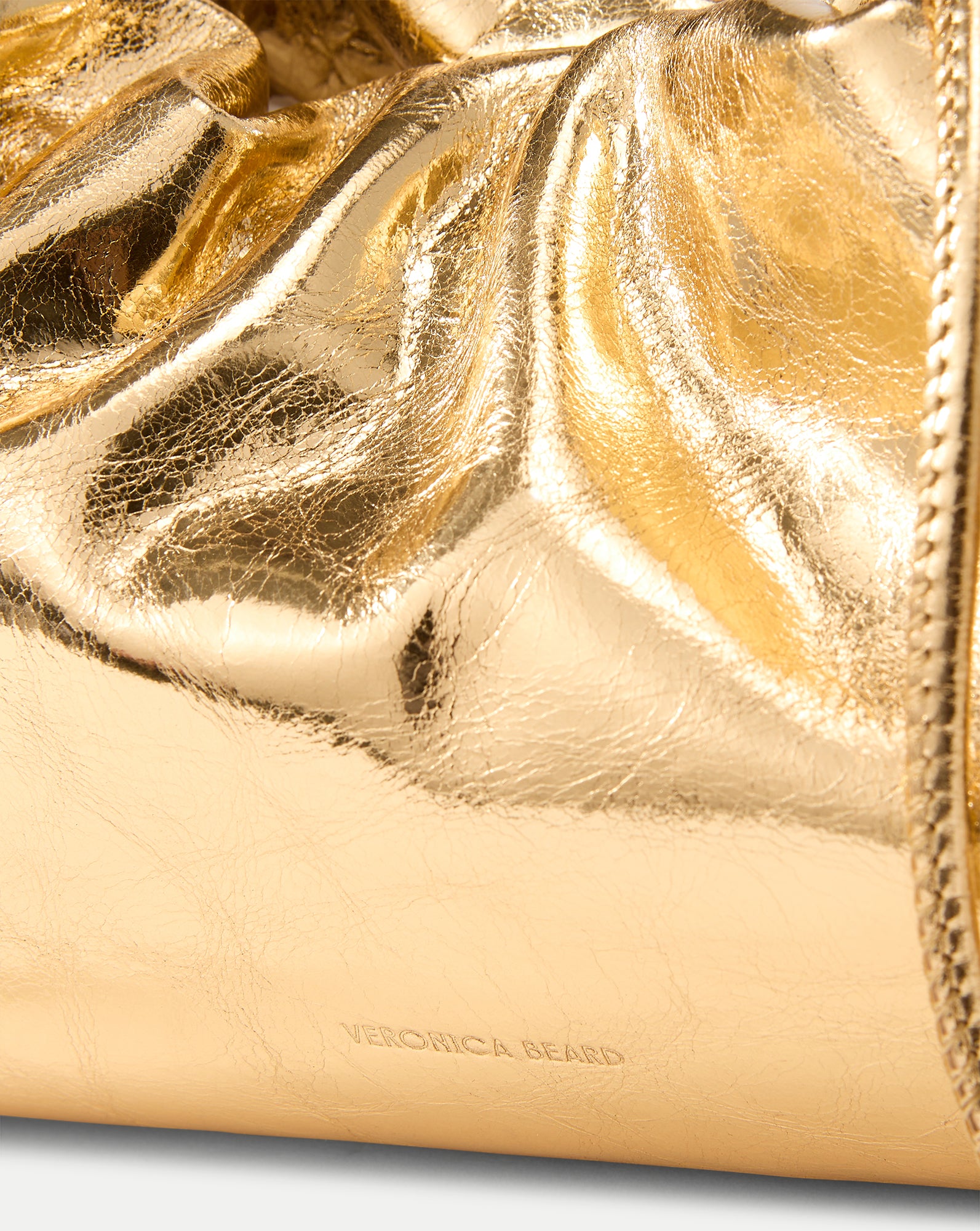 Veronica Beard Small Metallic Veronica Beard Stash Bag