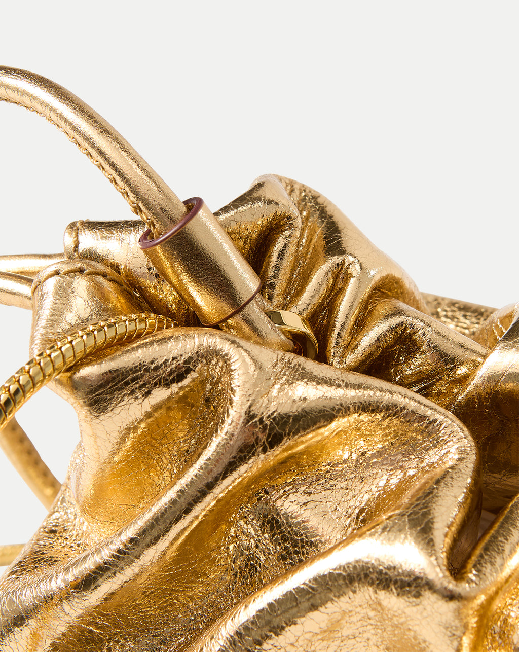 Veronica Beard Small Metallic Veronica Beard Stash Bag