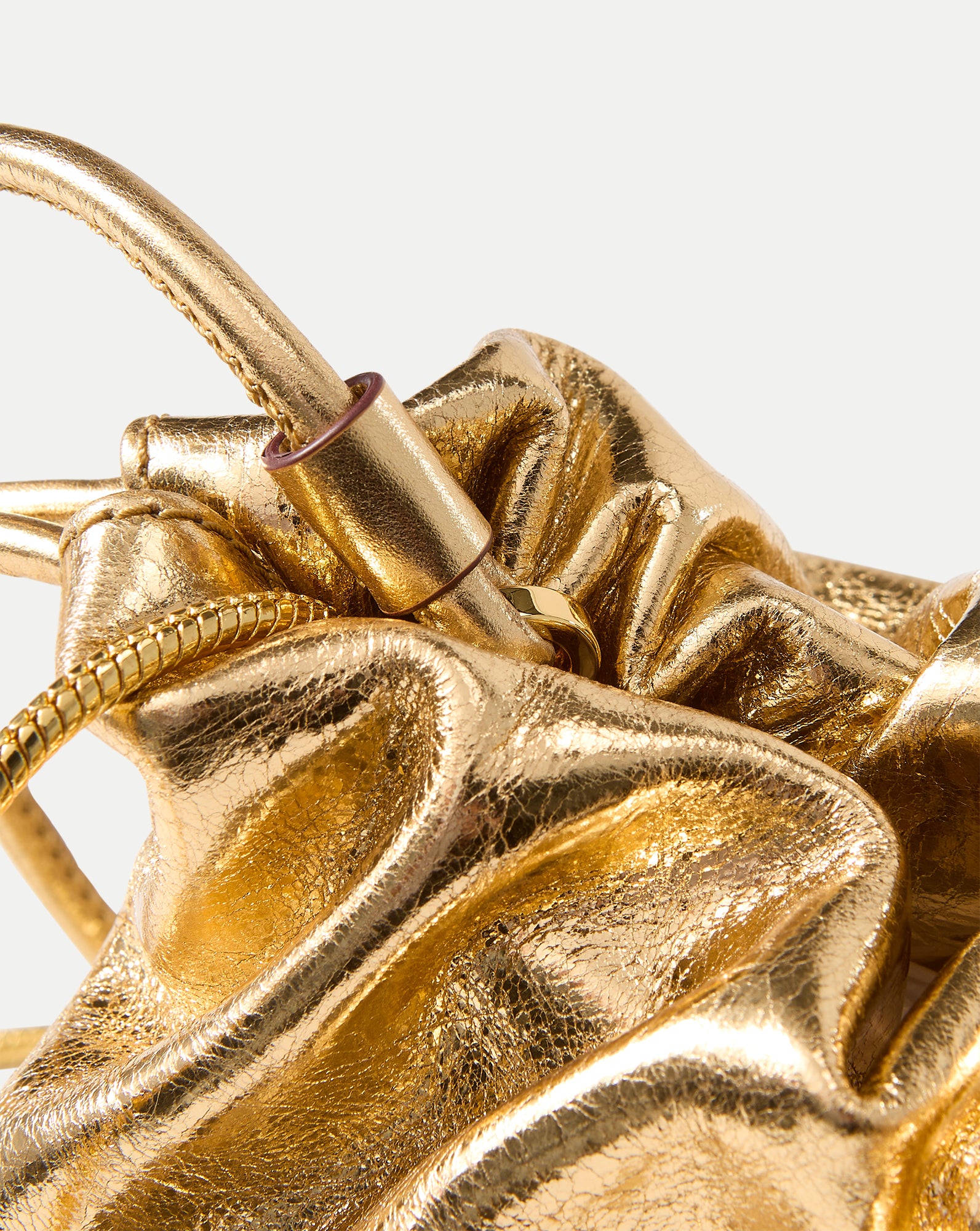 Veronica Beard Small Metallic Veronica Beard Stash Bag