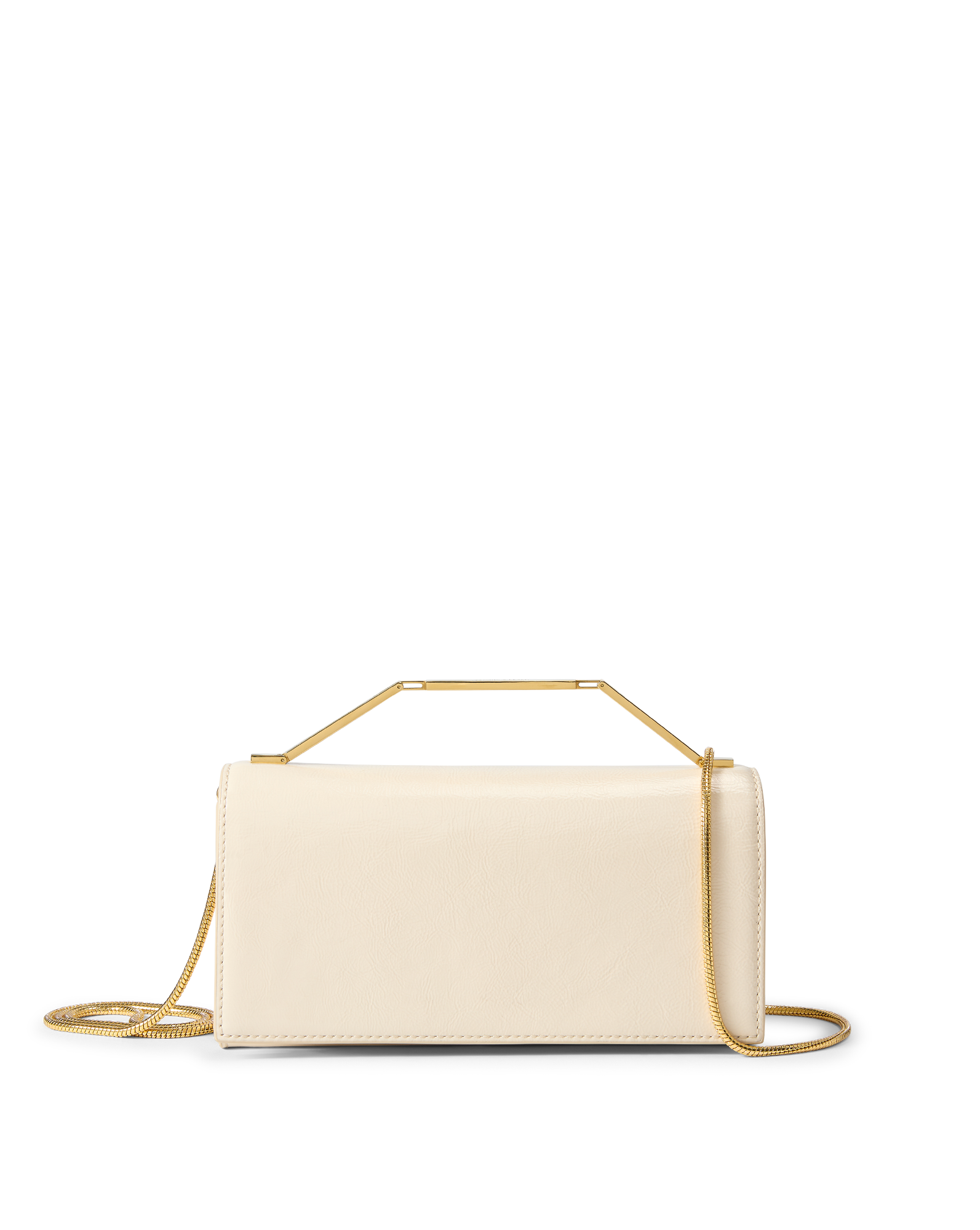 Barre Leather Clutch in Off-White Ecru | Veronica Beard Barre Leather Clutch in Off-White Ecru | Veronica Beard