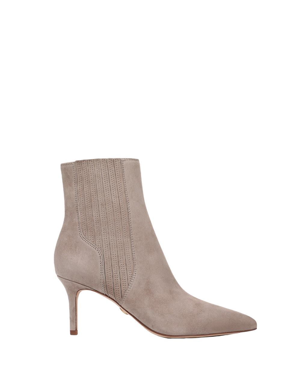 Veronica Beard Lisa Mid-Heel Ankle Boot - Bark