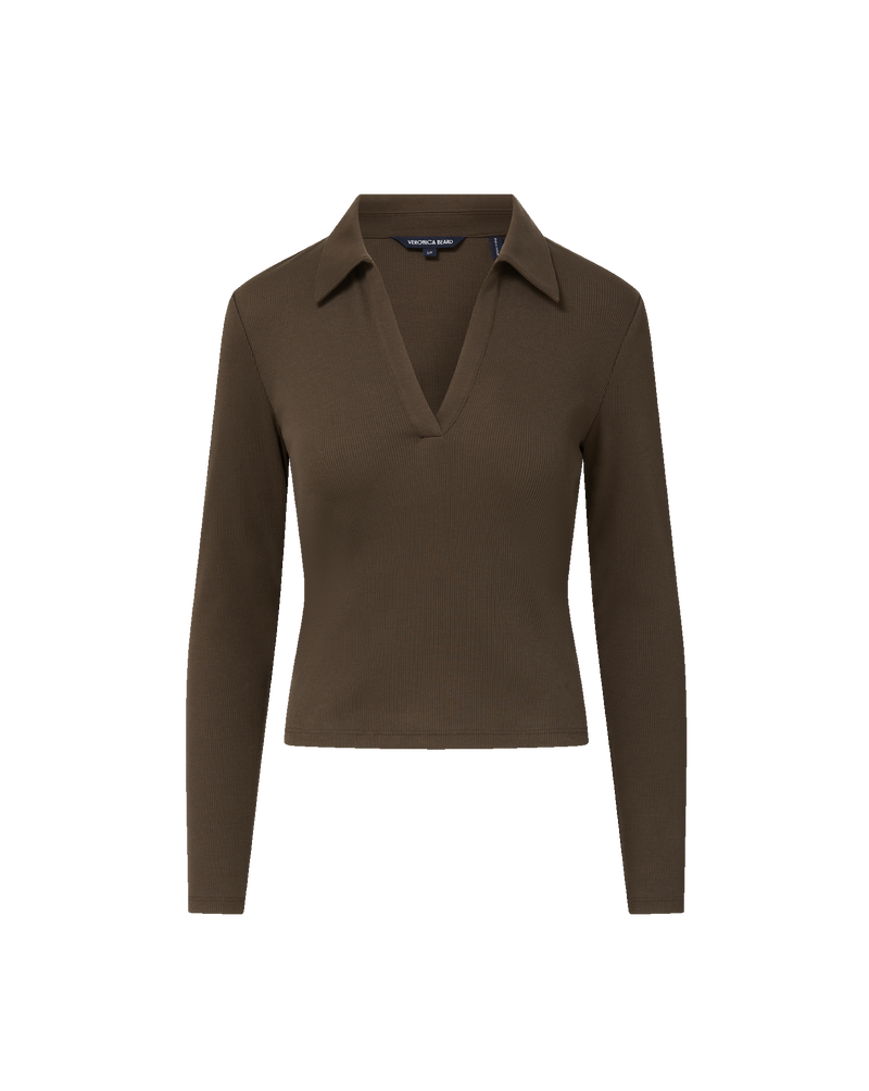 Theresa Ruched Turtleneck | Veronica Beard