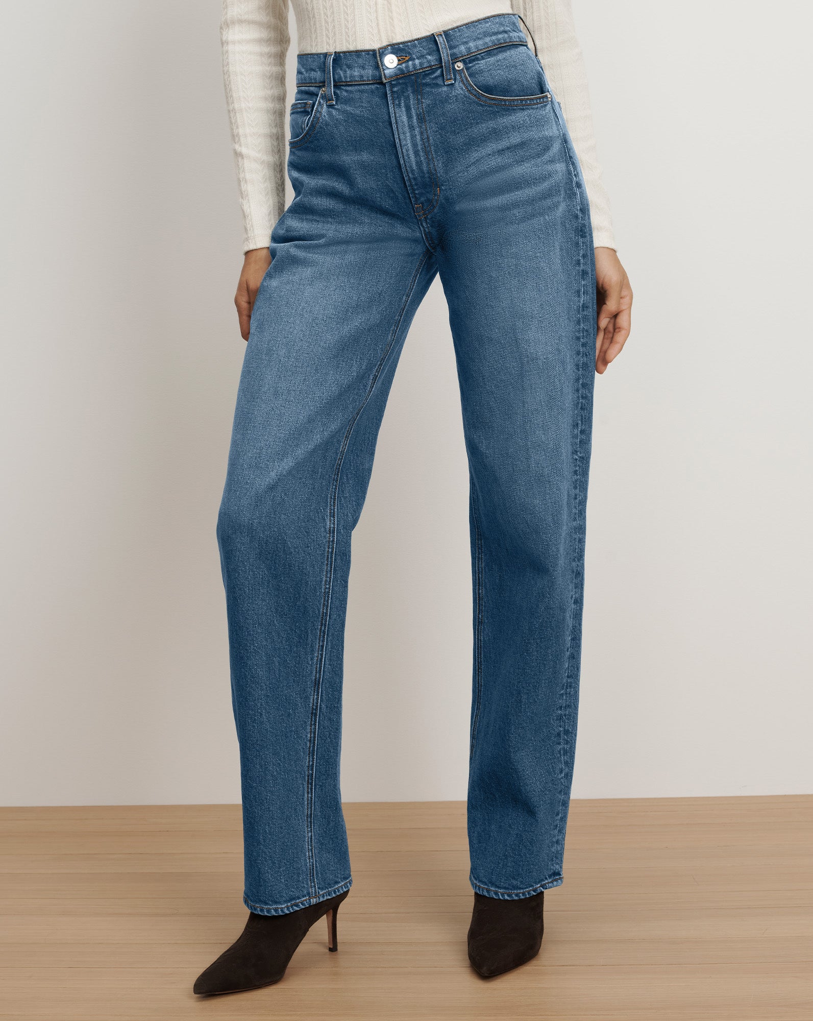 Harley Arc-Leg Jean in Rebel Blue | Veronica Beard