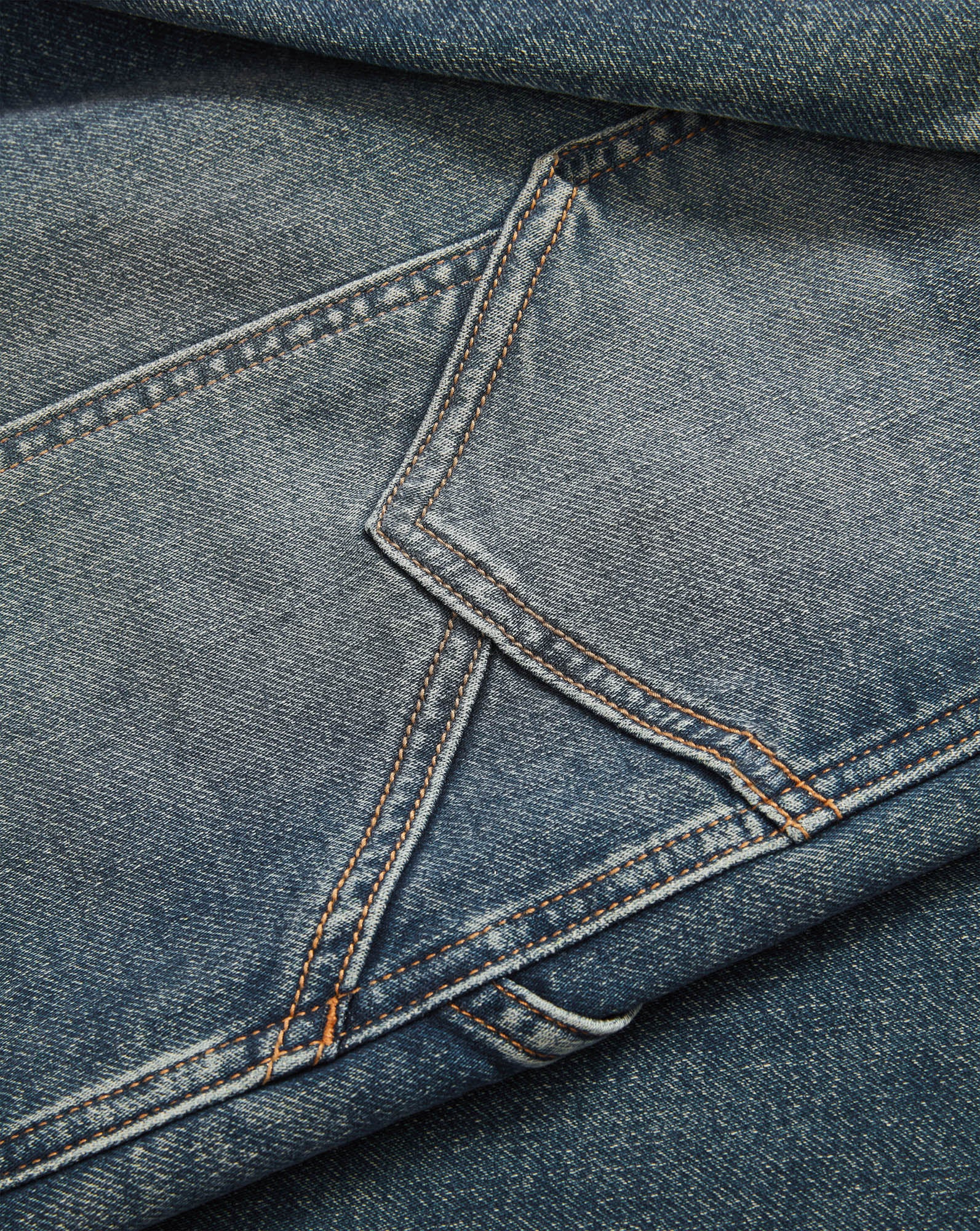 Freddy Wide-Leg Cargo Jean in Medium Wash Denim Ripple Haze