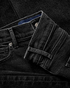 Veronica Beard Harley Arc-Leg Jean - Washed Onyx