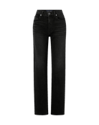 Veronica Beard Harley Arc-Leg Jean - Washed Onyx