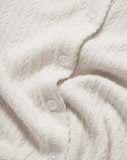 Veronica Beard Lira Pointelle Cardigan - Ecru