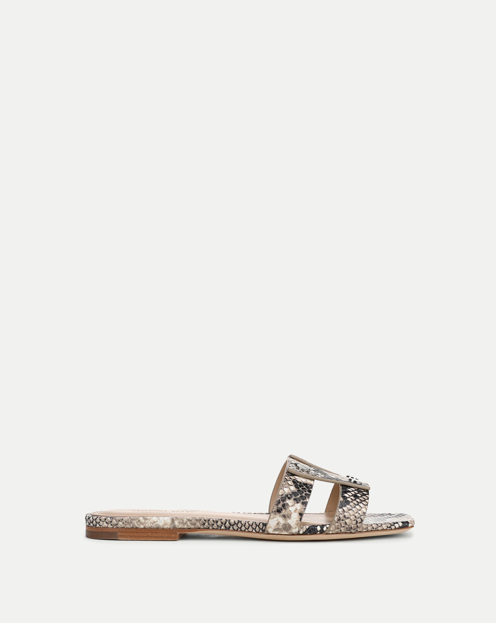 Veronica Beard Via Slide Sandal - Ecru Multi