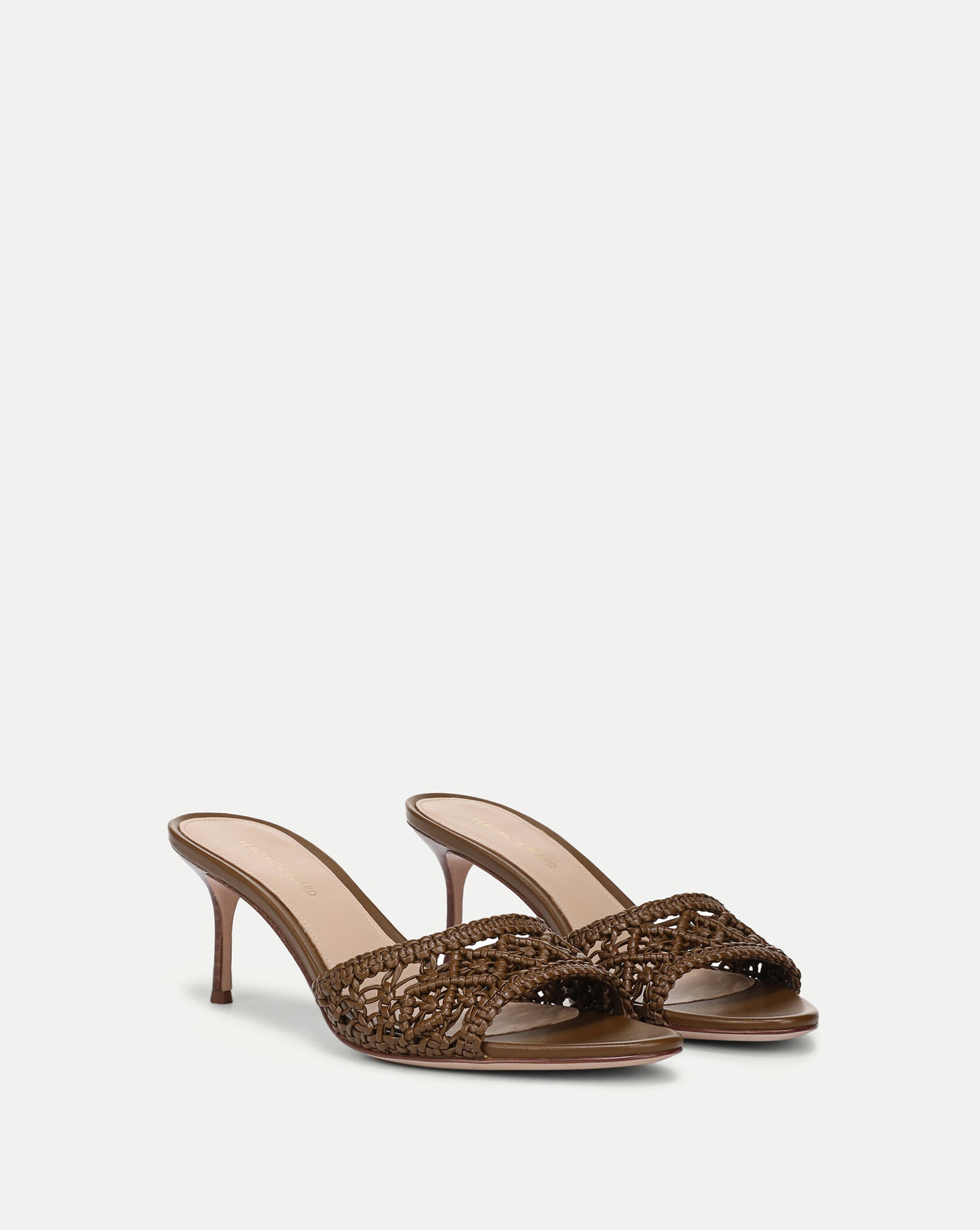 Tia Macrame Sandal in Chestnut | Veronica Beard