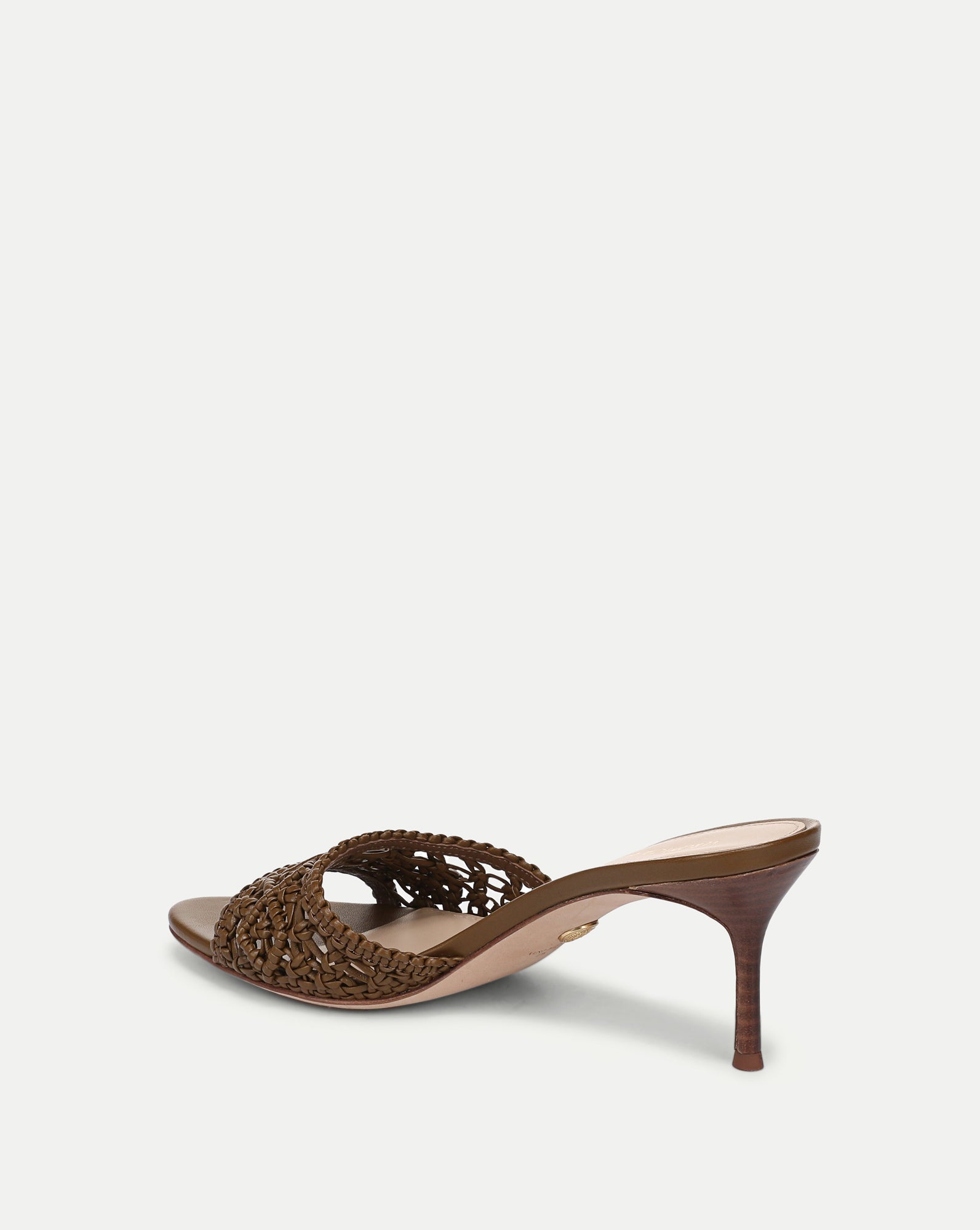 Tia Macrame Sandal in Chestnut Brown | Veronica Beard