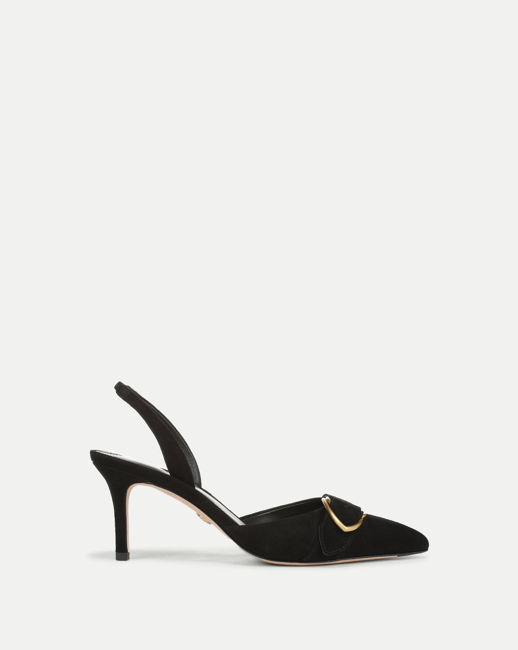 Veronica Beard Loralyn Slingback Buckle Heel - Black