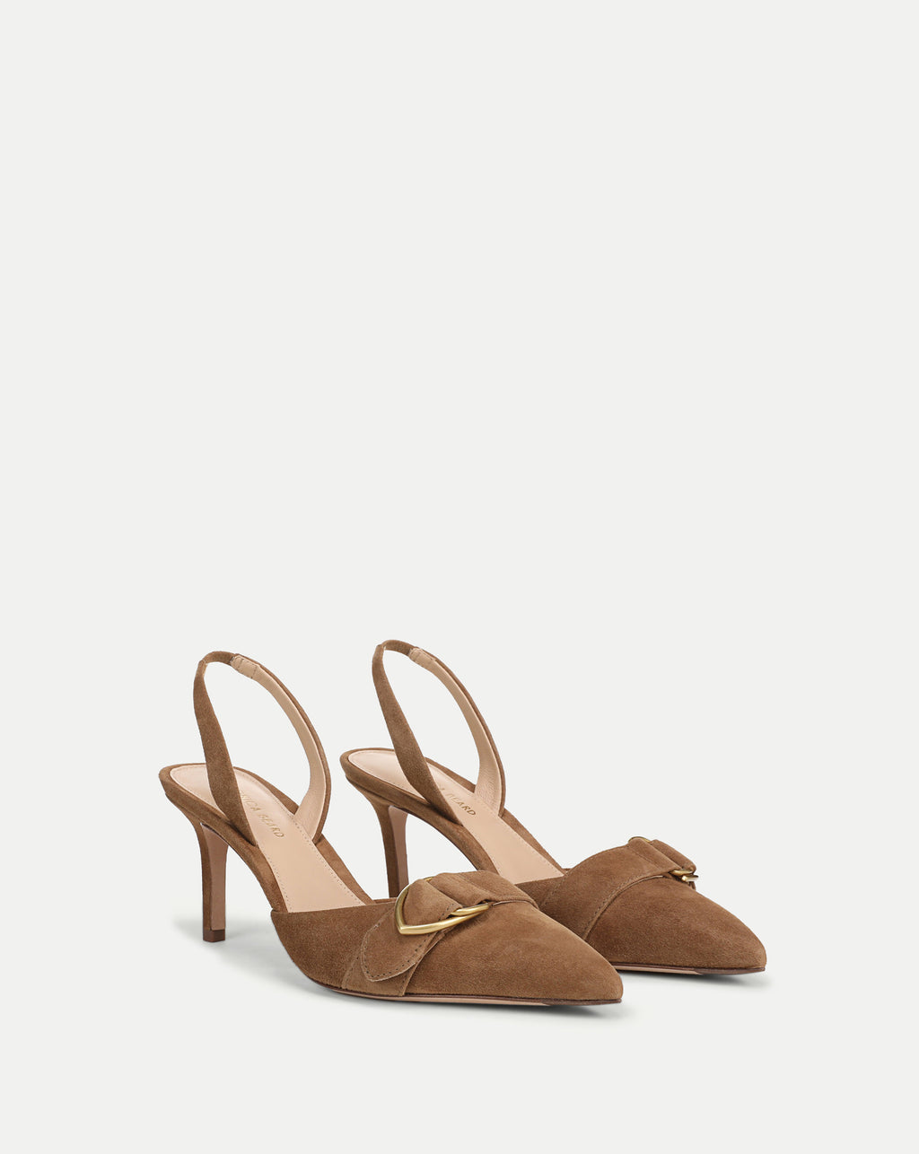 Veronica Beard Loralyn Slingback Buckle Heel - Chestnut