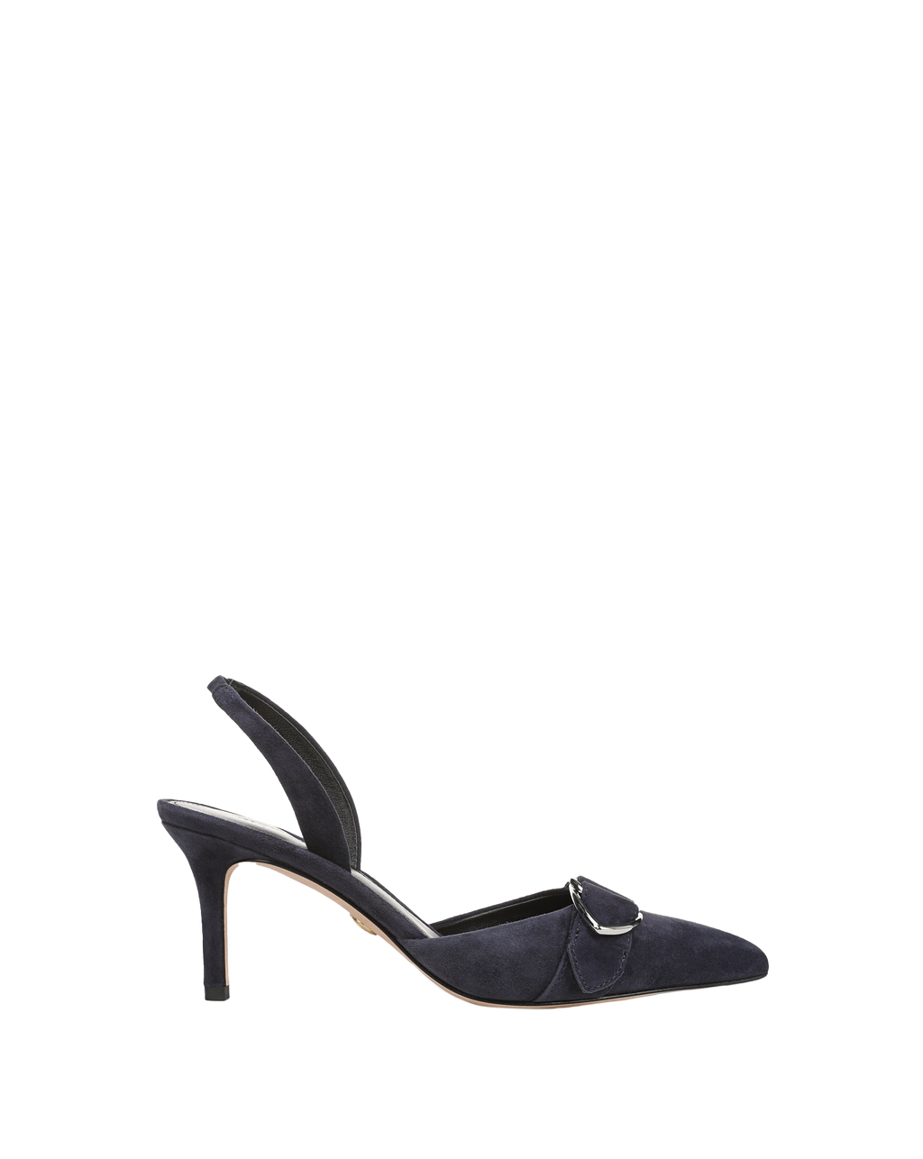 Veronica Beard Loralyn Slingback Buckle Heel - Navy