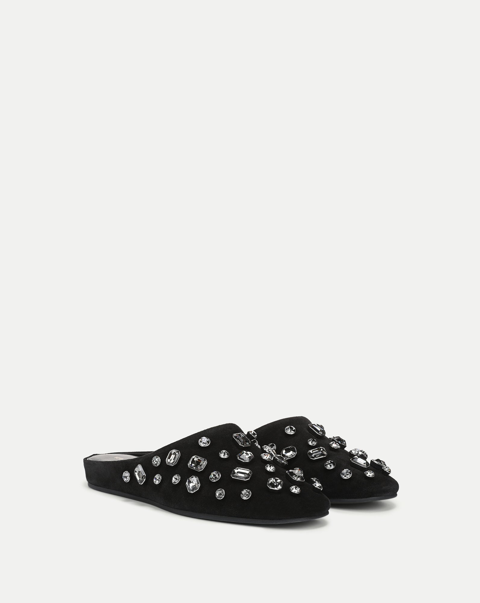 Veronica Beard Narcisa Embellished Mule - Black