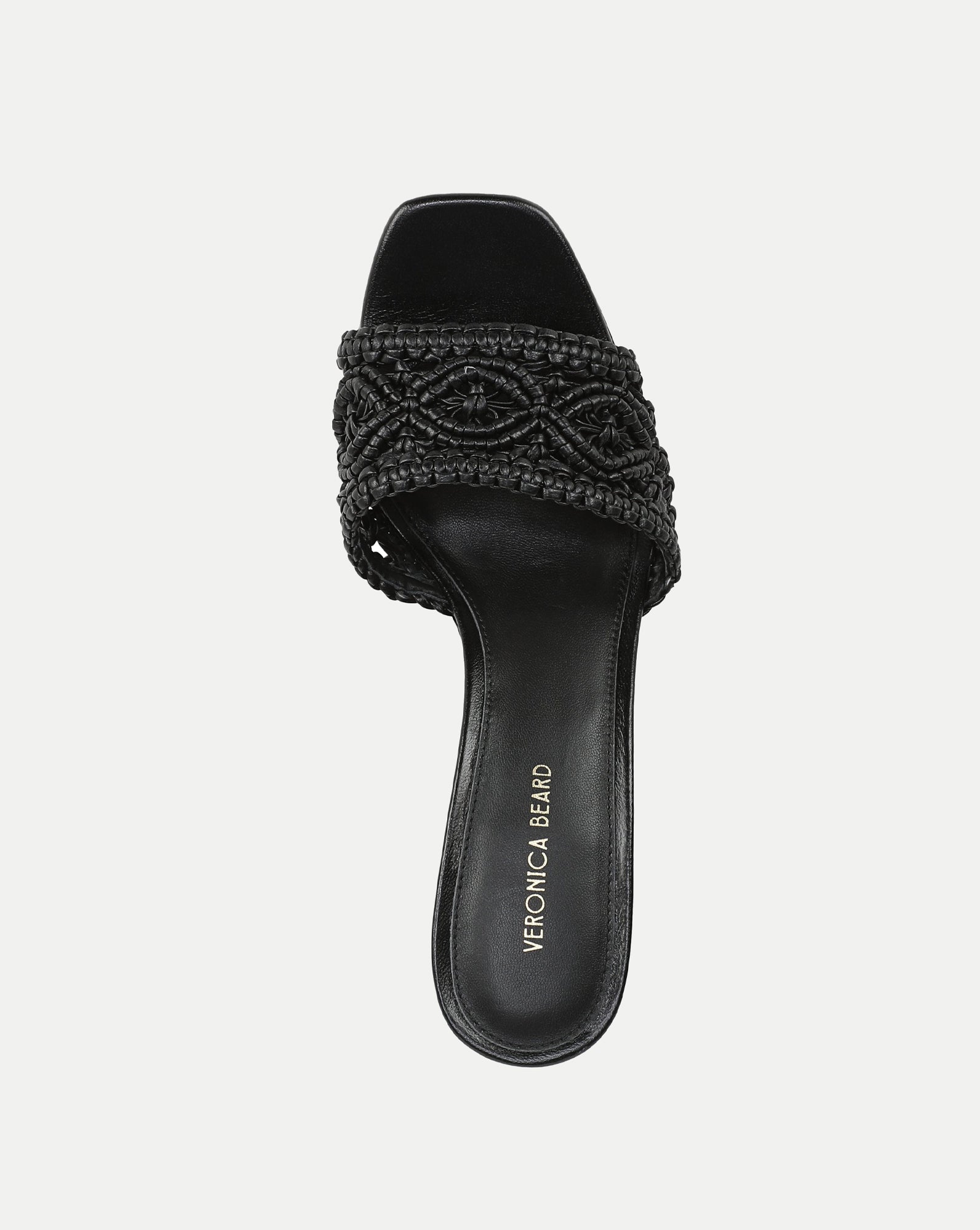 Ellen Macrame Wedge Sandal in Black | Veronica Beard Ellen Macrame Wedge Sandal in Black | Veronica Beard