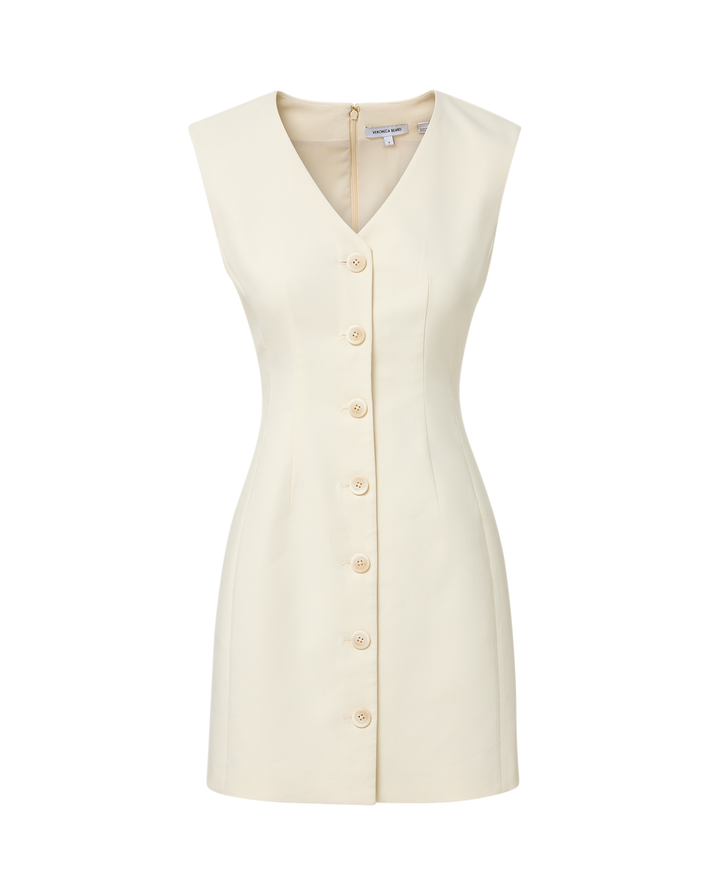 cream button front dress Laurie Cream Button Down Mini Dress Medium | Women's Online Boutique | Boho Chic Style