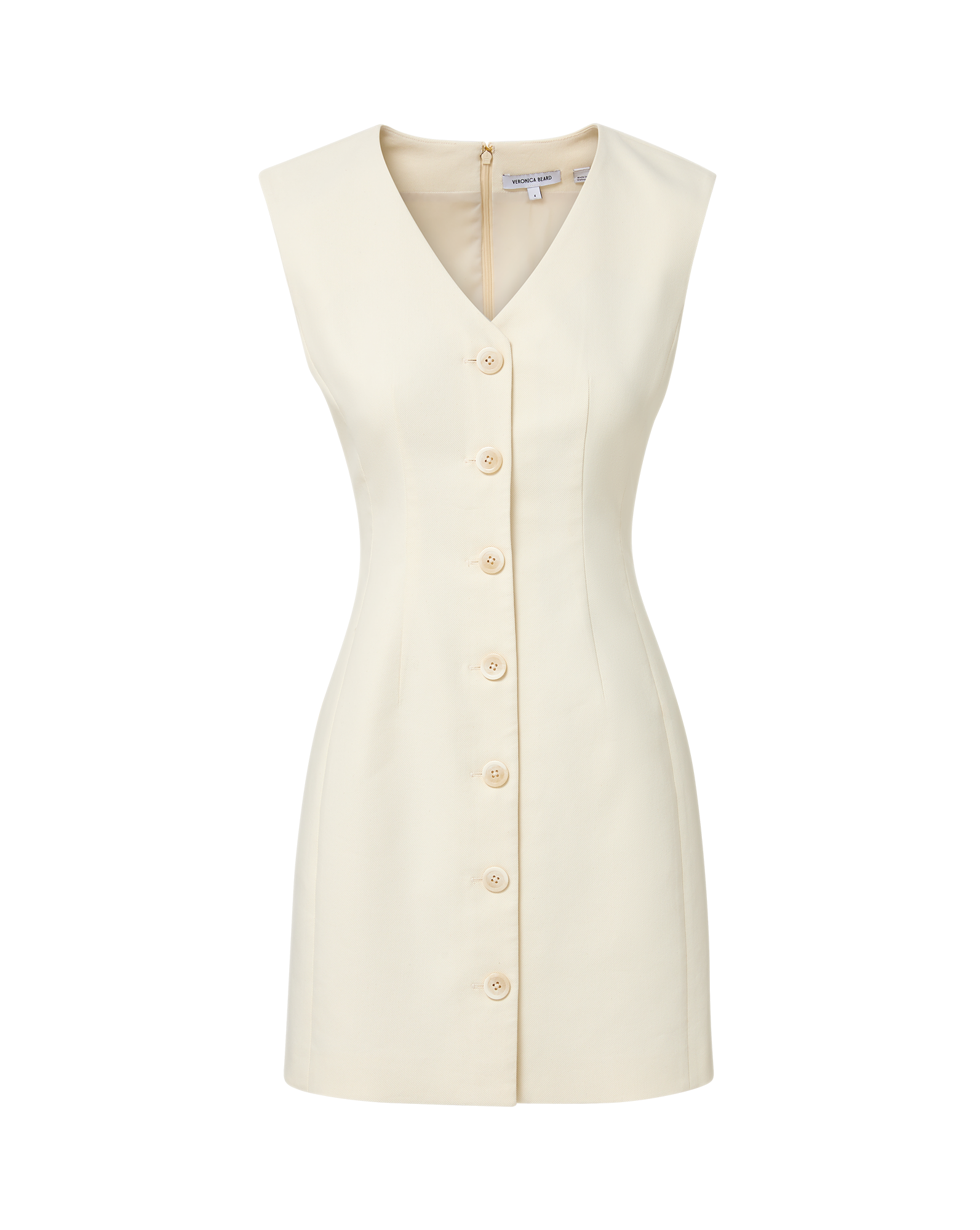 Veronica Beard Devlin Mini Dress | Ecru