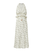 Veronica Beard Dominick Floral Midi Dress - Dove White Multi