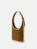 Veronica Beard Whipstitch Loop Bag - Acorn