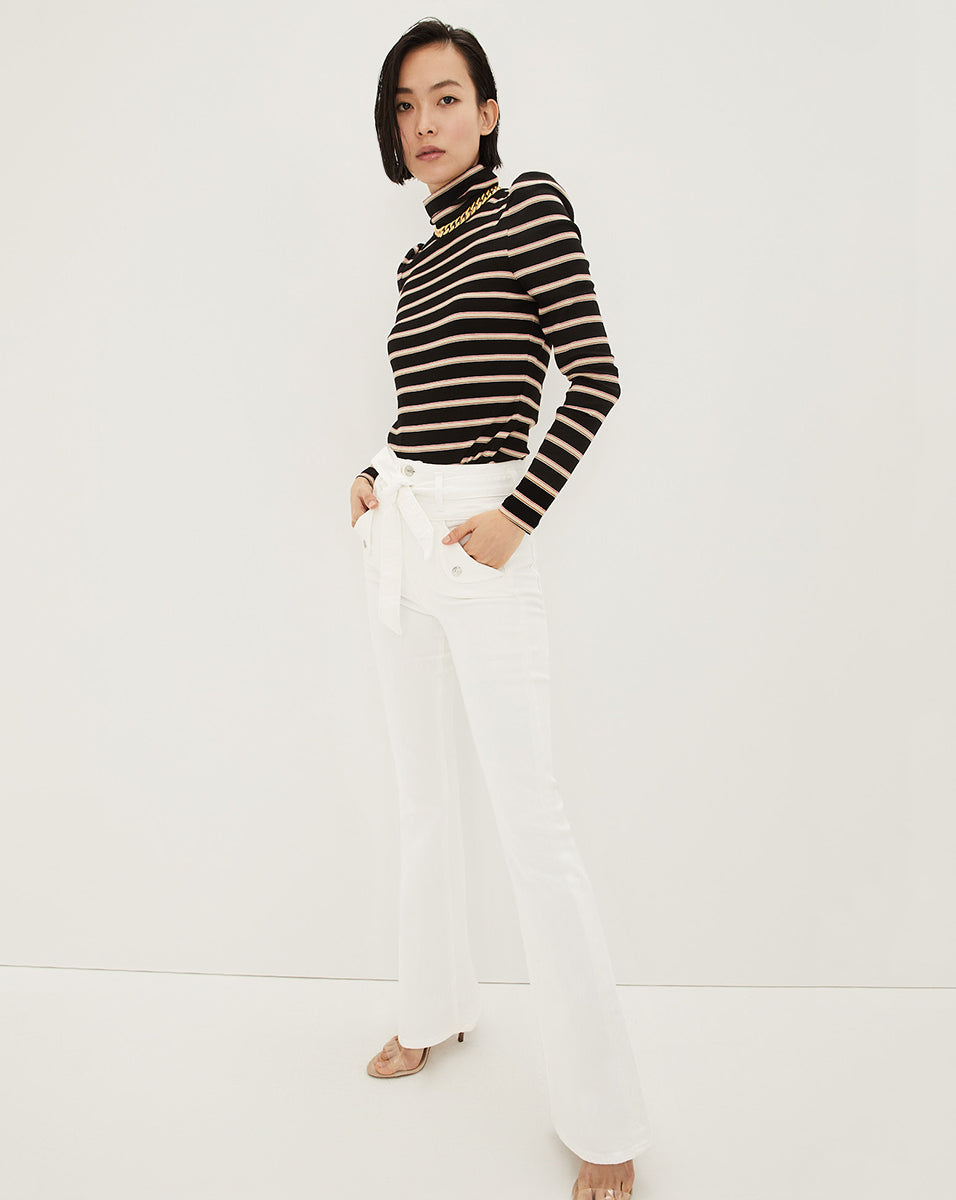 
Giselle Skinny-Flare Jean - White