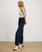 Veronica Beard Sloan Barrel Jean - Navy Stone