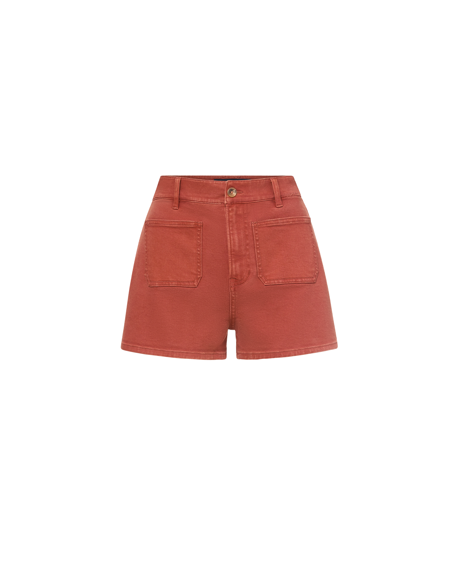 Veronica Beard Elijah Denim Short - Rust