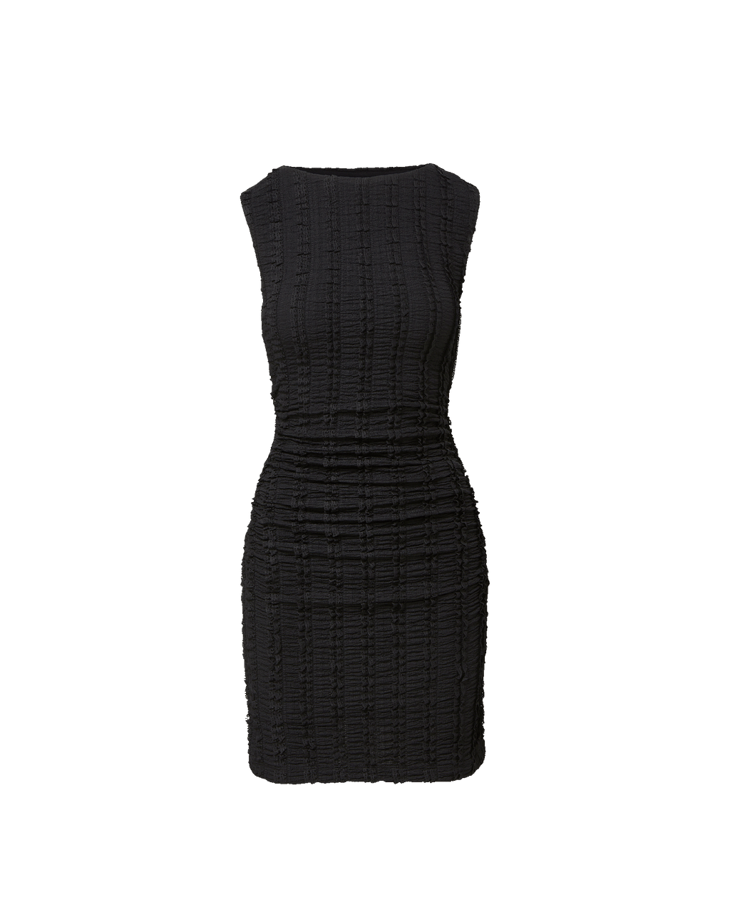 Veronica Beard Black sleeveless textured mini dress