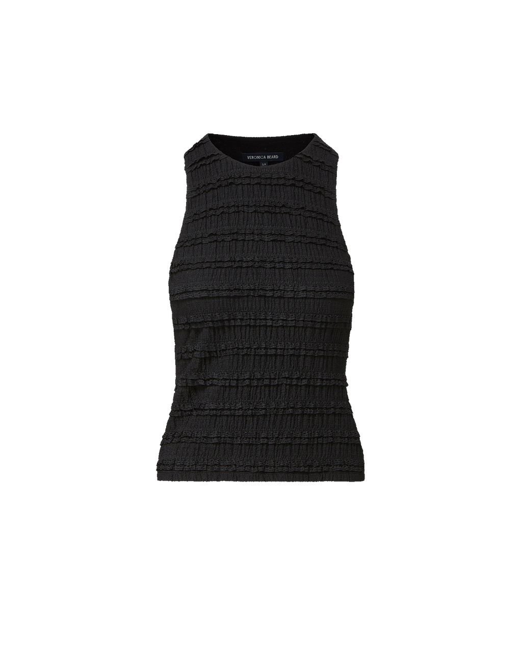 Veronica Beard Jordyn Cropped tank Top - Black