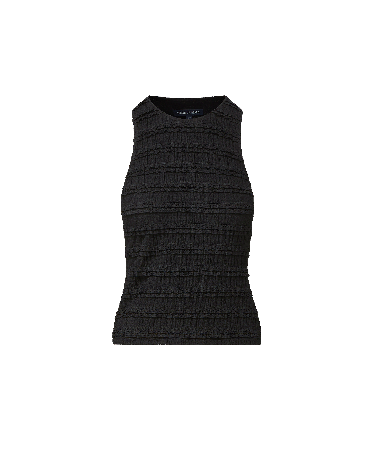 Veronica Beard Jordyn Cropped tank Top - Black
